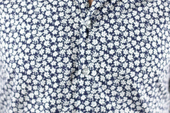 Calchemise fleurs bleues