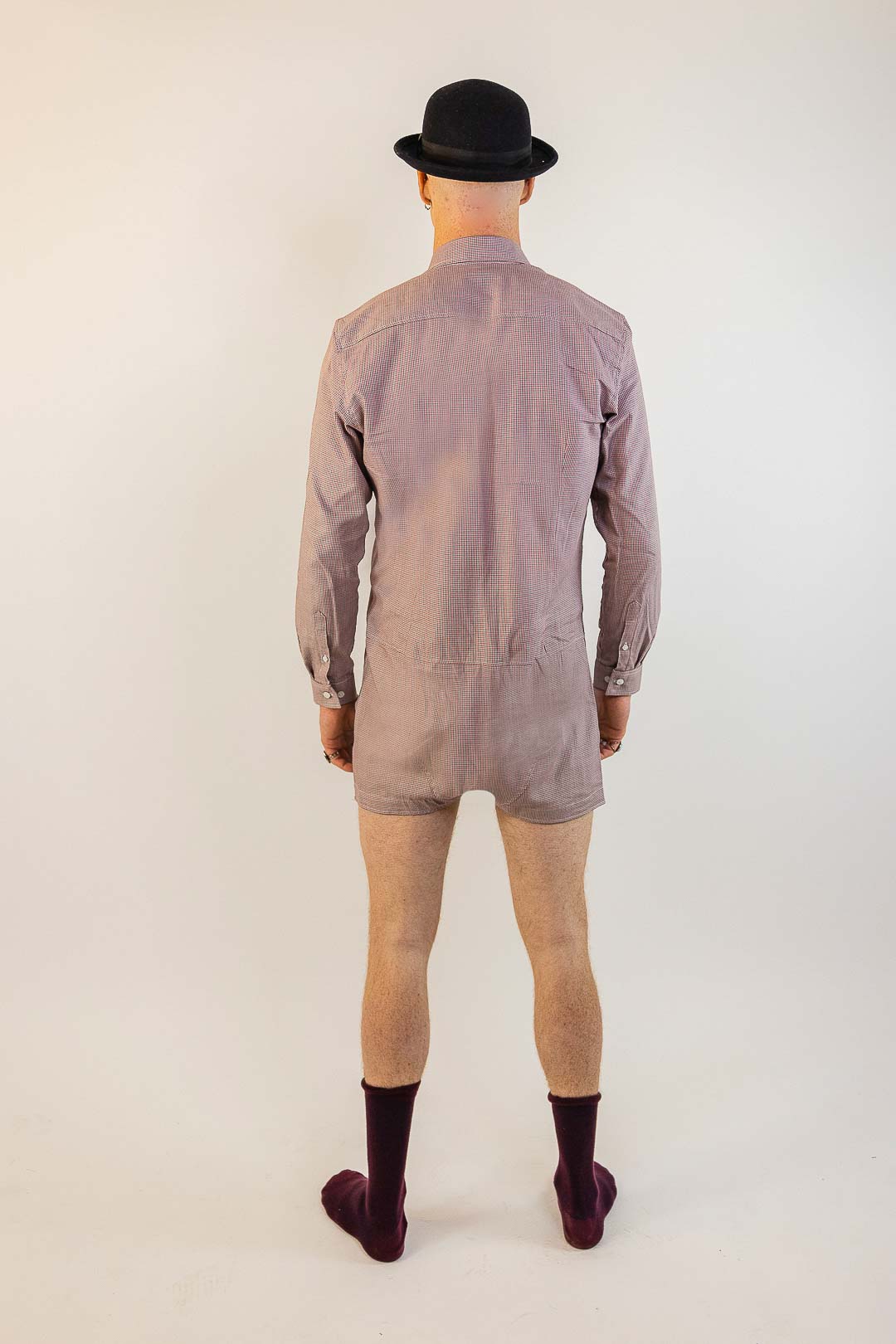 Calchemise Pied de poule rouge et vert
