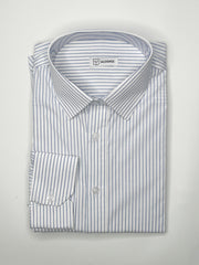 Calchemise blanc Rayé bleu clair